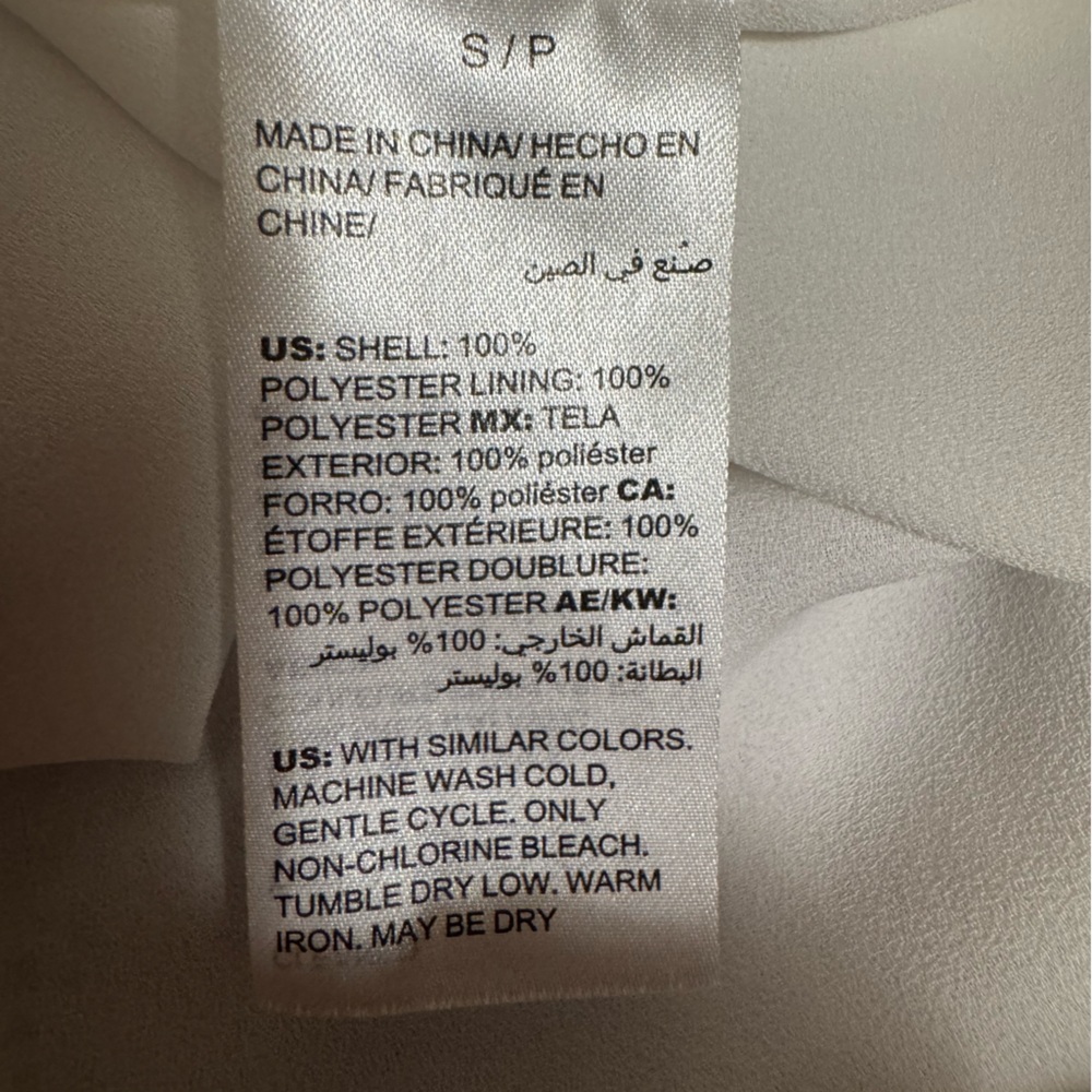 White House Black Market purple and white snake skin halter top - removable bow - Picture 12 of 14